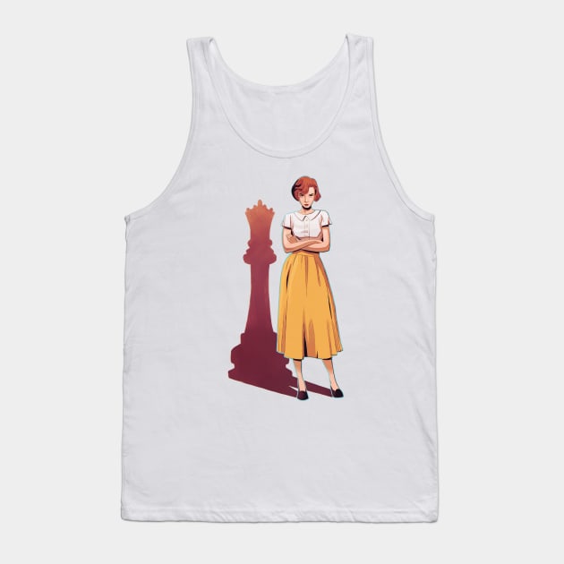 Beth Harmon Queen's Gambit Tank Top by uppermosteN